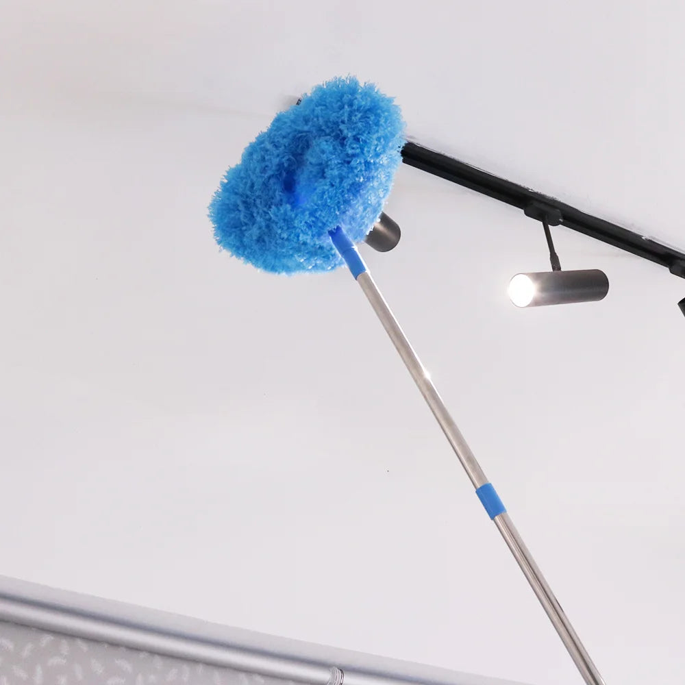 Extendable Microfiber Ceiling Fan Duster | Long Handle Dust Cleaner for High Ceilings & Blades