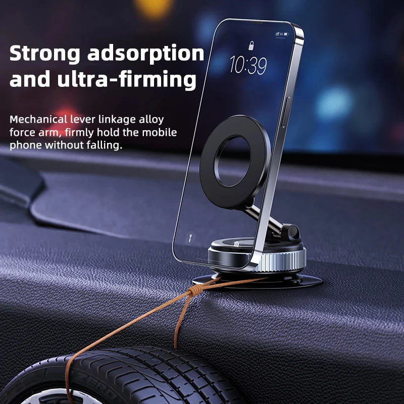 Magnetic Phone Holder | 360° Adjustable Mount | Wall, Desk, Car Stick-Anywhere Stand