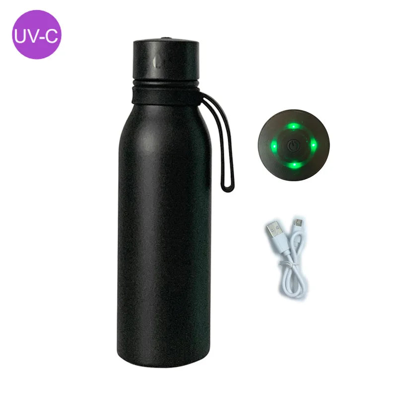 PureSip™ UV Self-Cleaning Bottle — 600ml - DeepAuraco